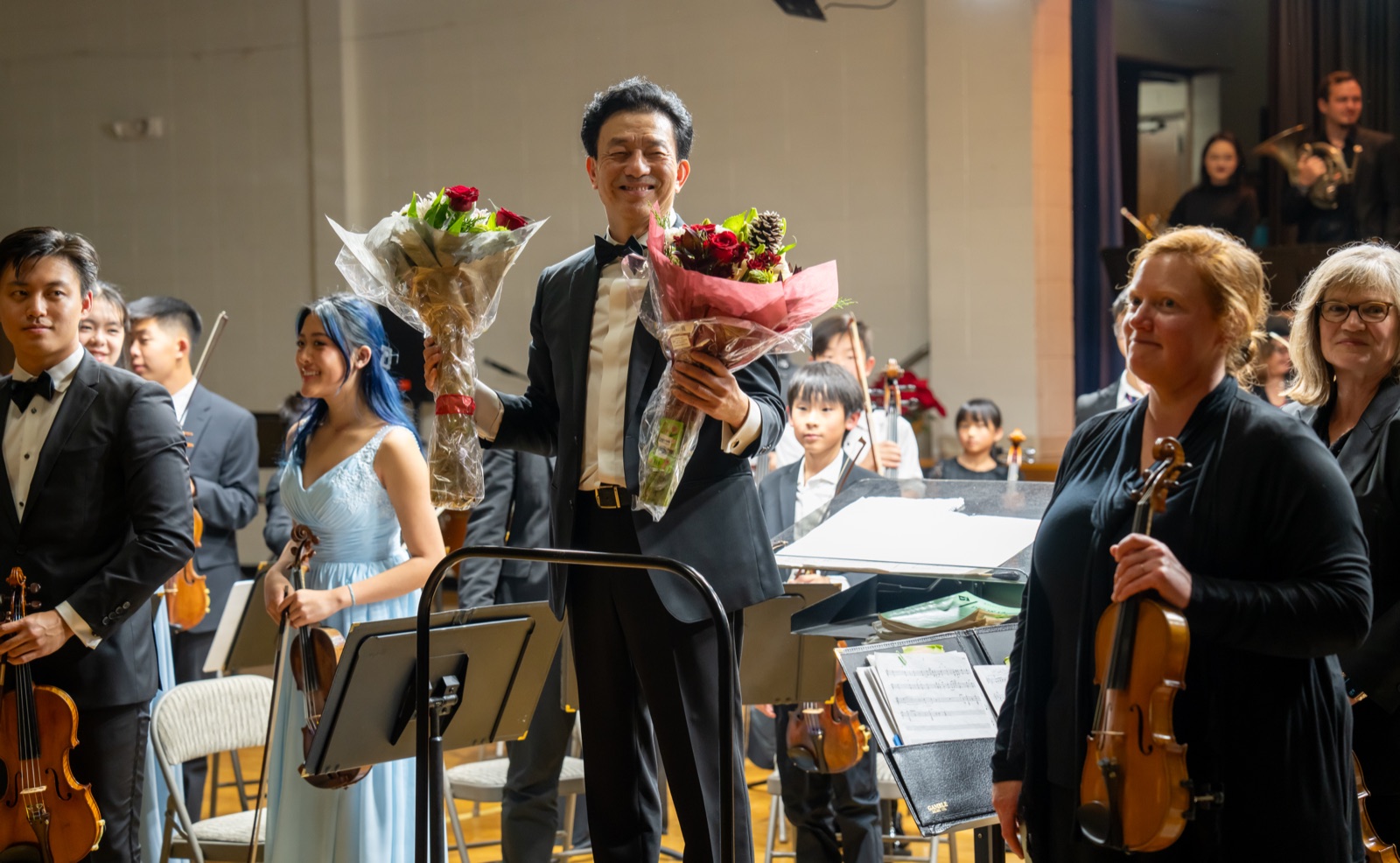 Elmer Su with the Palos Verdes Regional Symphony Orchestra